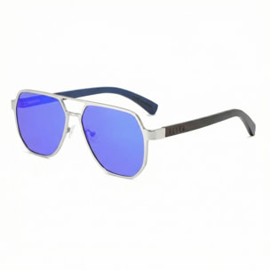 Gafas de Sol Feler 1801M-4 Polarizadas de Madera Unisex 56 mm