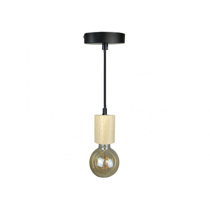 Suspension lumineuse en bois clair - PRAO 324