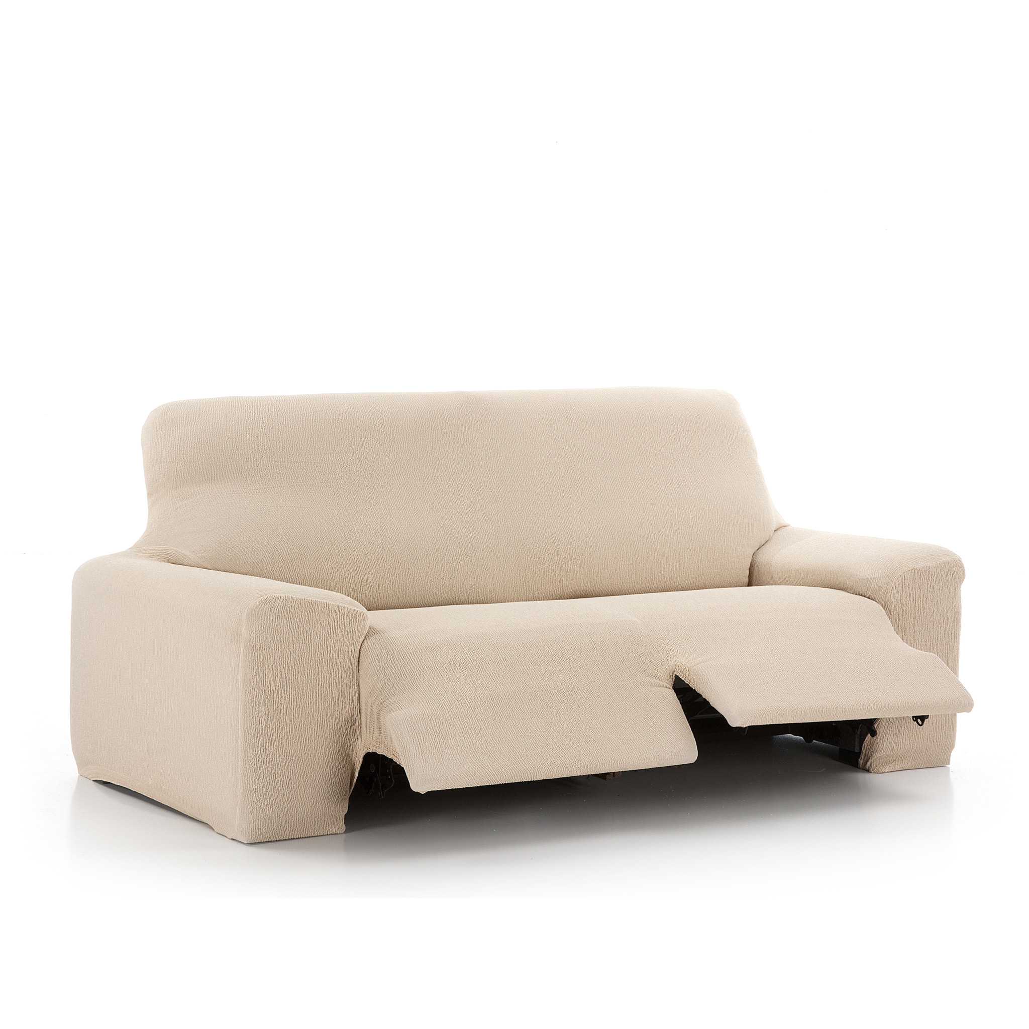 Funda de Sofá Elástica 3 plazas relax Vera Marfil Nordic-Home