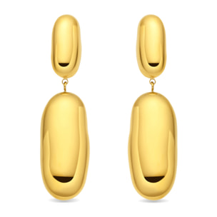 Pendientes Myshi acabado oro amarillo 18k