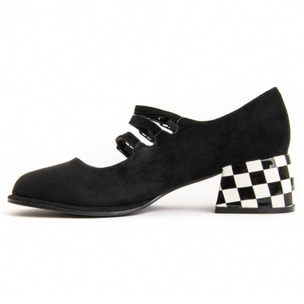 Zapato De Tacón - Negro - Altura: 5 Cm