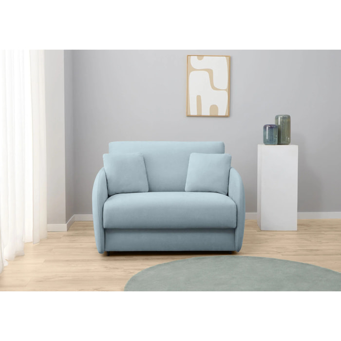 Sofá Cama Compact - Colchón Viscoelástico Individual - Tejido Bobak Antimanchas - Cojines incluídos - Múltiples colores - 5 Años de Garantía