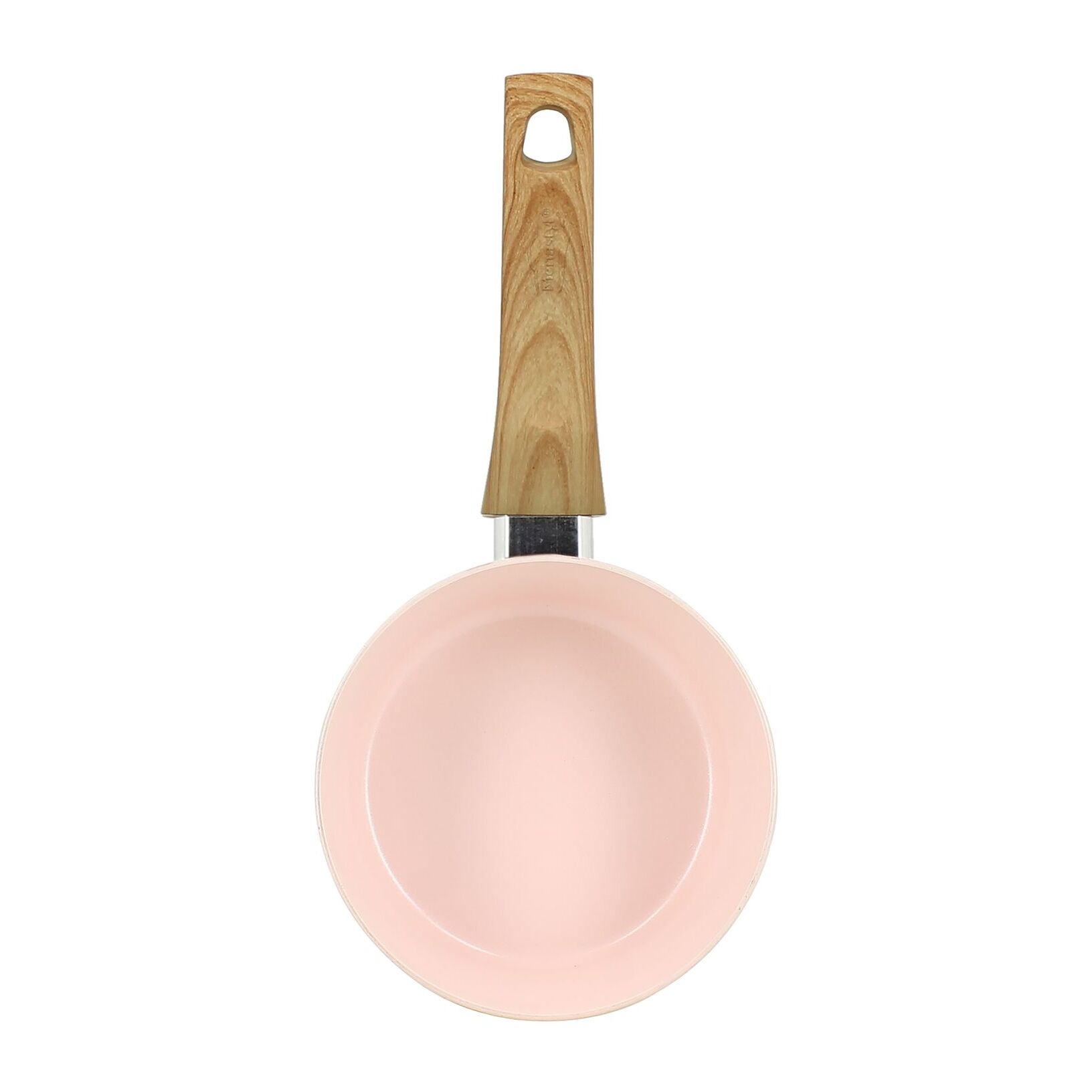 Casserole 16cm avec revêtement céramique rose - tous feux COLORAMA