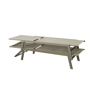 Transat acier multi positions (lot de 2) FLORA