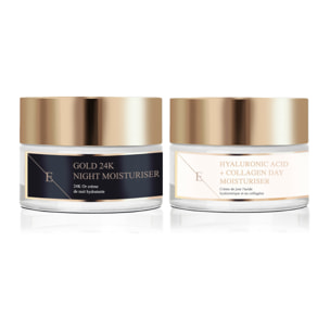 HIDRATANTE DE NOCHE ANTIARRUGAS + Crema de Día Hialurónica