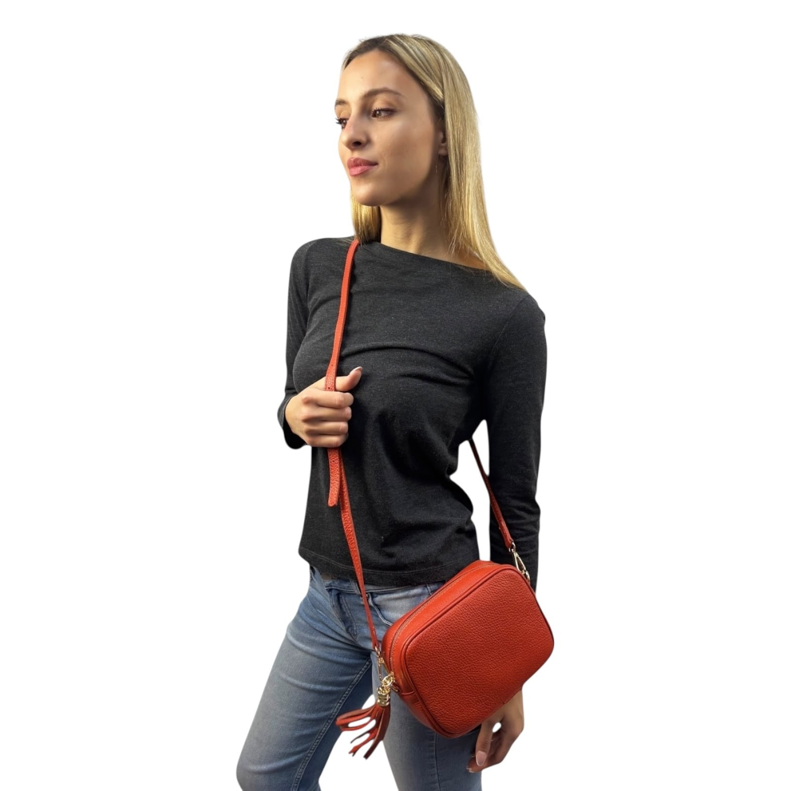 Borsa a tracolla Cheval Firenze Aquila Arancione