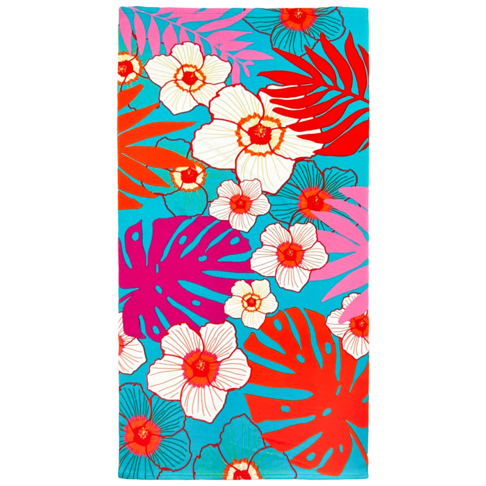 Serviette de plage microfibre - Hermosa - 90x170cm - 220g/m²