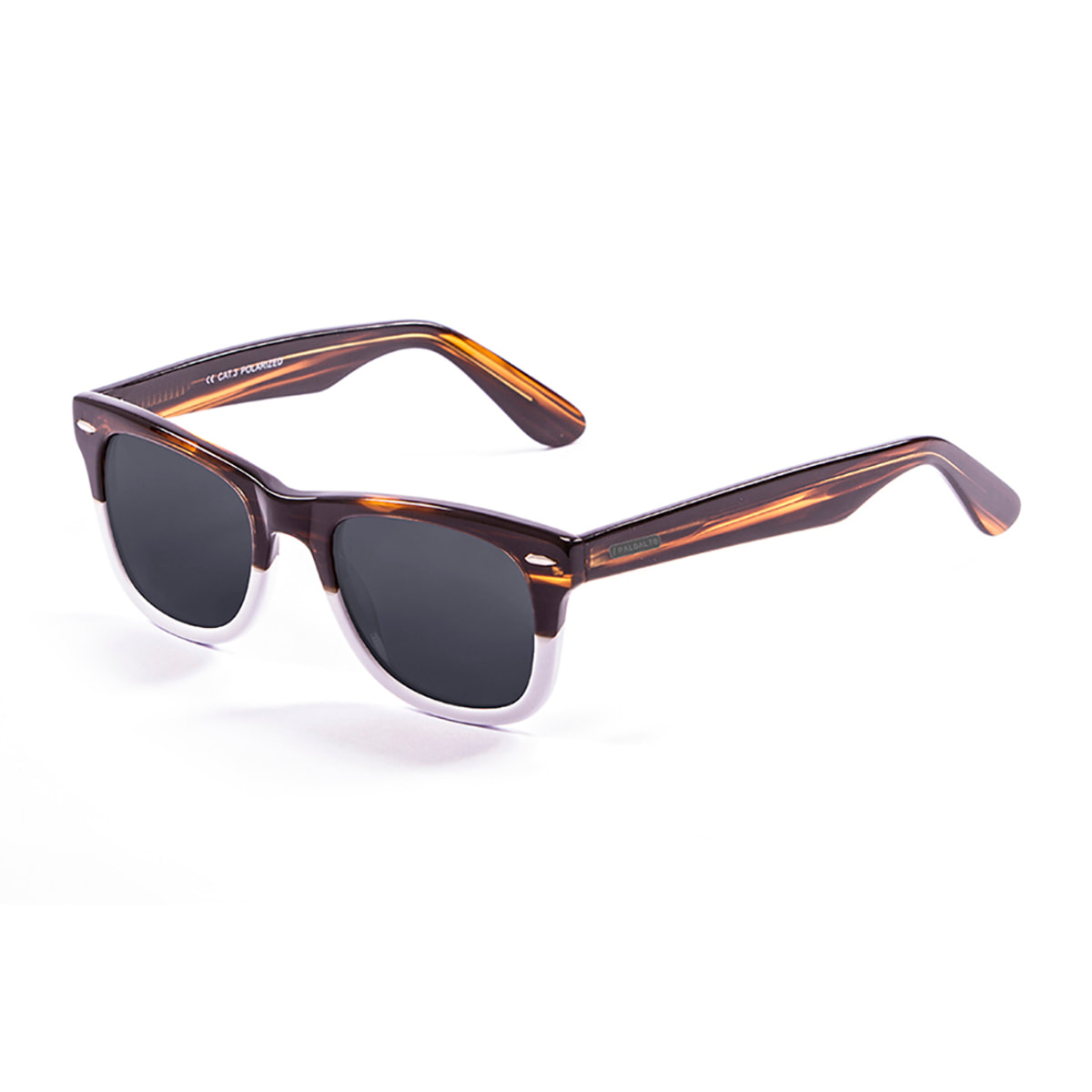 Gafas de sol PALO ALTO INSPIRATION I - Marrón y blanco / Ahumada