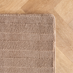 LENNY - Tapis de salon beige au design géométrique