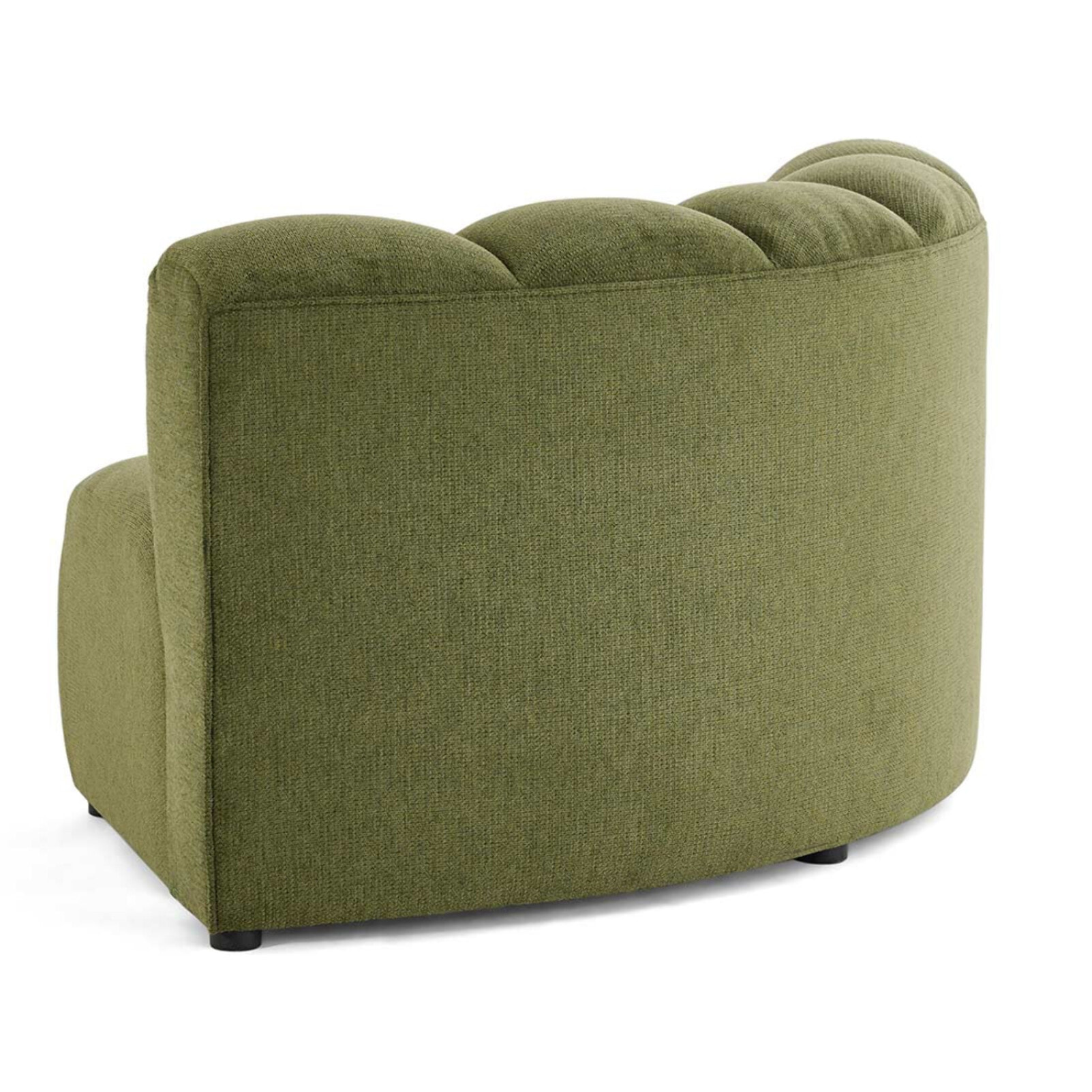 Debbie - module d'angle réversible en tissu texturé - Vert