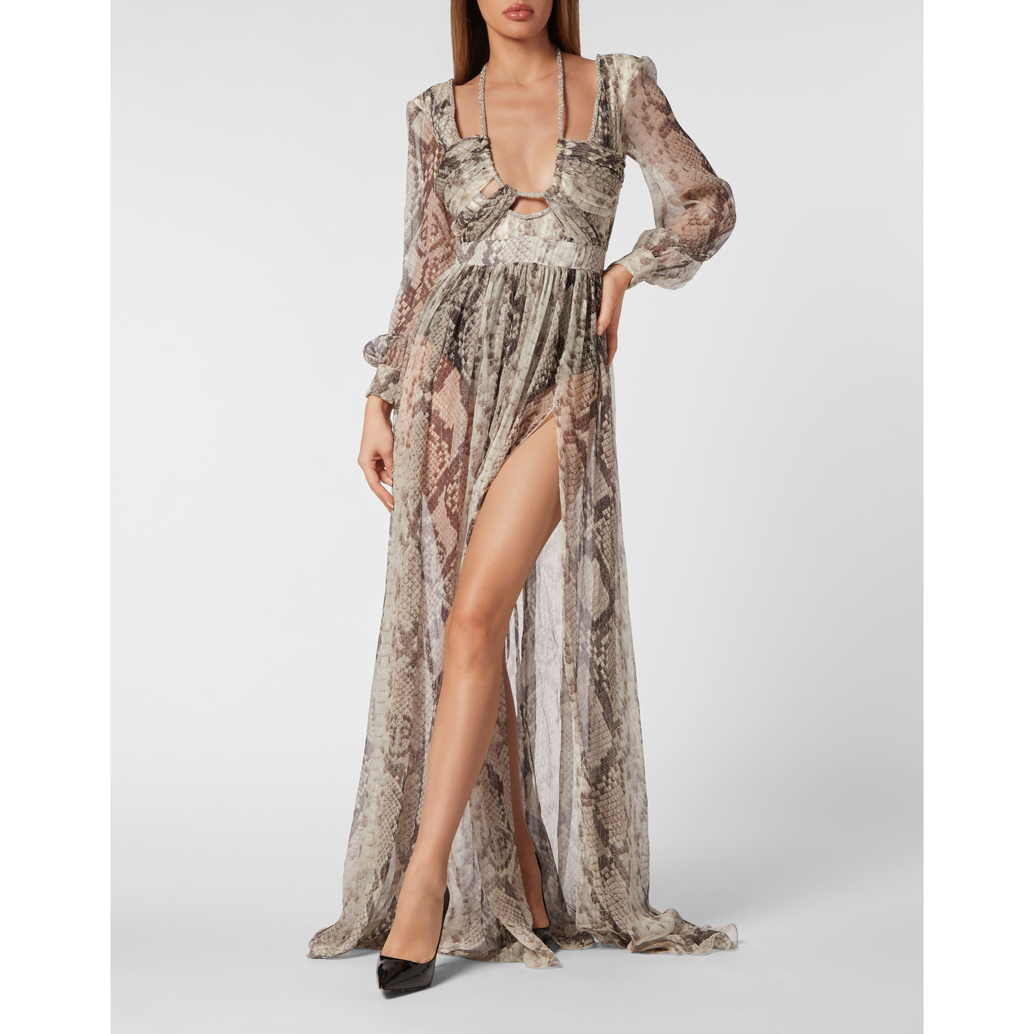 PHILIPP PLEIN Vestido largo