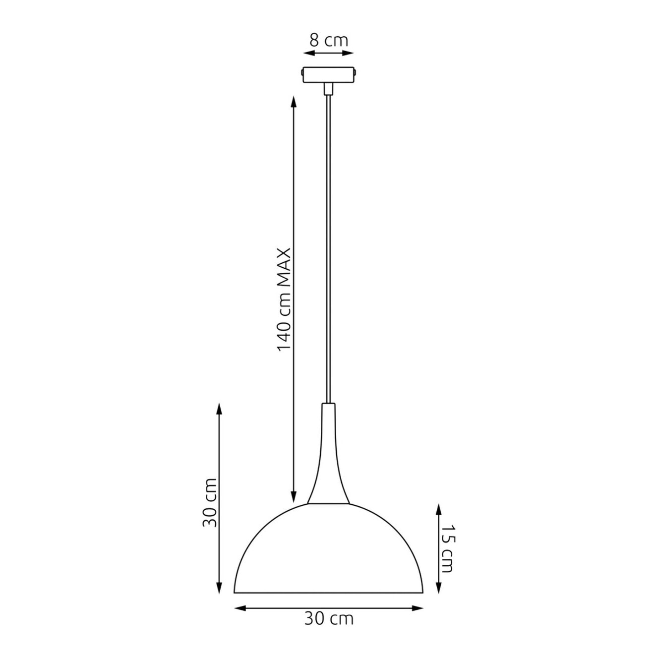Lampada a sospensione Nautica in acciaio bianco e legno