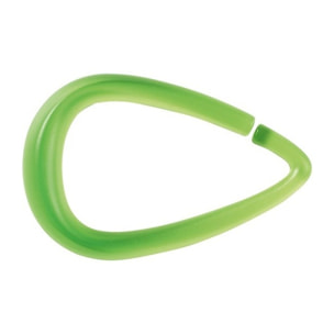 Lot de 12 anneaux pour rideau de douche DROP Vert Spirella
