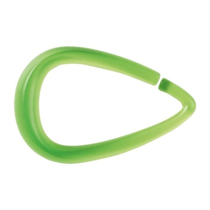 Lot de 12 anneaux pour rideau de douche DROP Vert Spirella