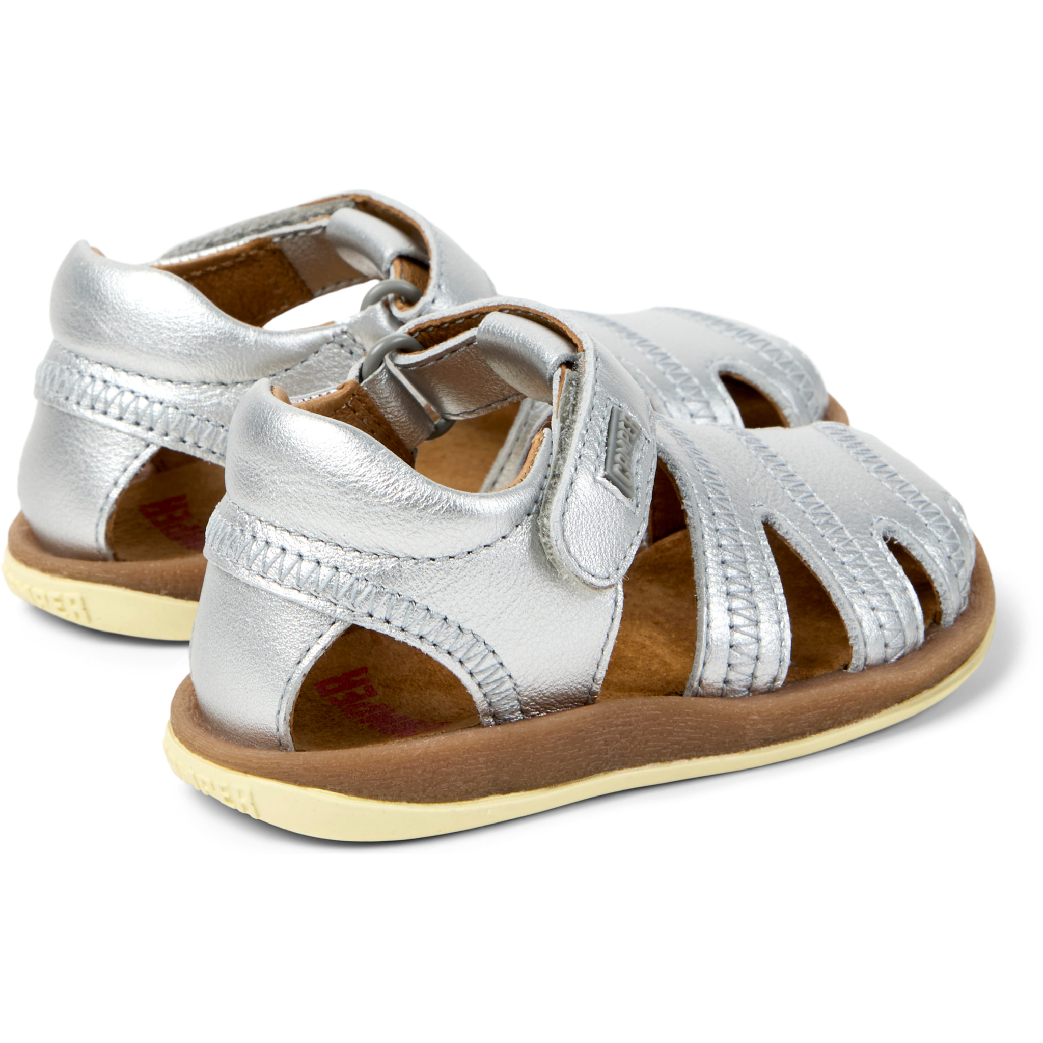 Sandali - CAMPER Bicho - Grigio - Pelle liscia