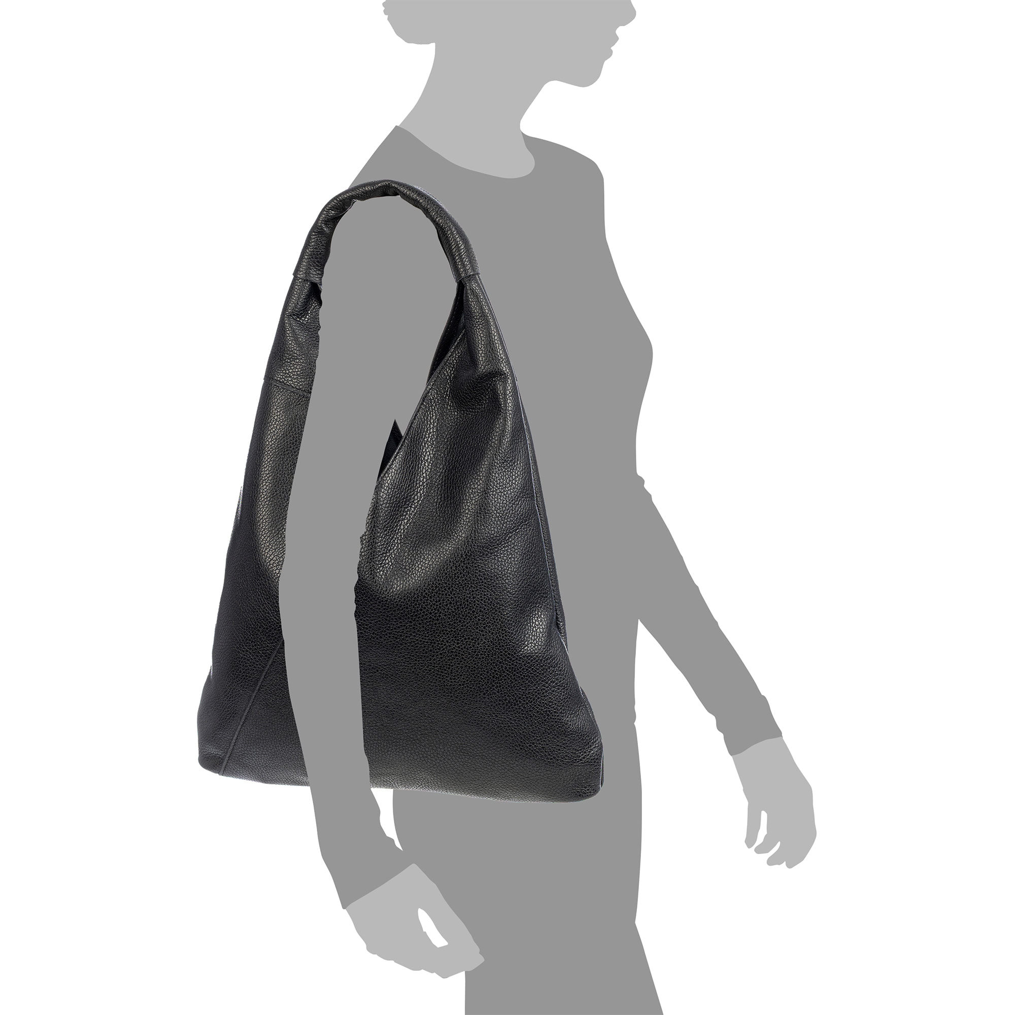 Agnana borsa shopper Donna. Pelle autentica Dollaro.