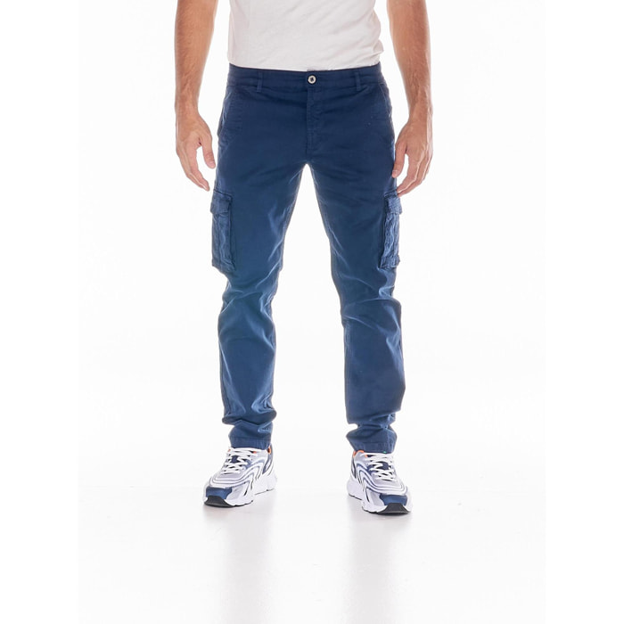 Pantalones cargo para hombre con bolsillos, ideales para el trabajo y el ocio.