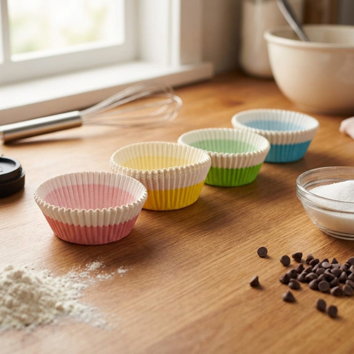 Lot de 100 moules à muffins en papier 5 cm Zenker Smart Pastry