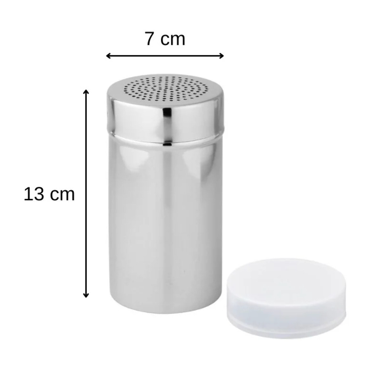 Ensemble de 2 Saupoudreuses de cuisine avec couvercle 13 cm Fackelmann Divers