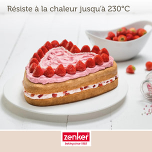Lot de 2 moules à gâteaux 27/25 cm en acier Spécial créative Spécial créative Zenker  Spécial créative