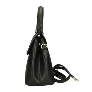 Borsa a mano da donna Made in Italy - Modello Lunaria - 100% pelle - 27.0 x 23.0 x 12.0 cm
