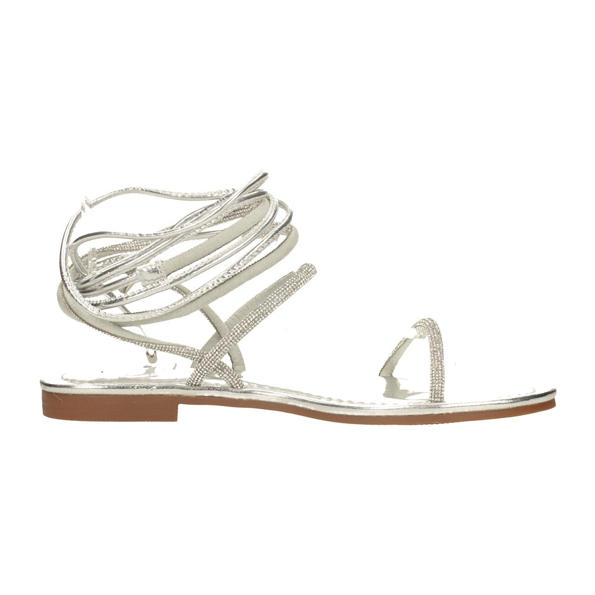 Sandali Donna Tata Italia Argentato