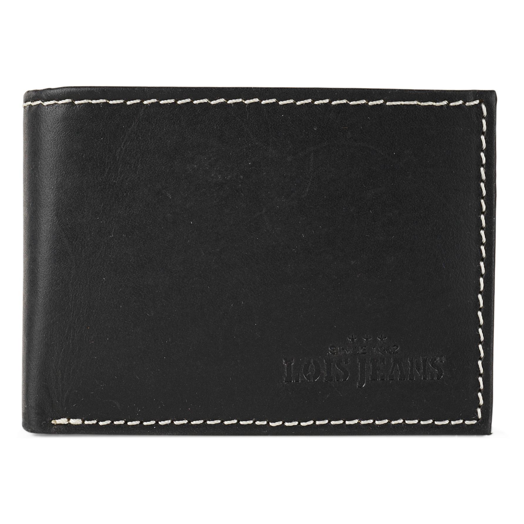 Cartera Hombre Piel Lois Valin Negro