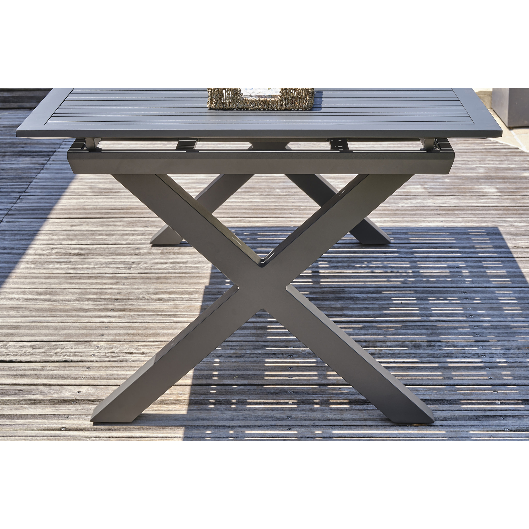 FLORIDE - Table de jardin en aluminium