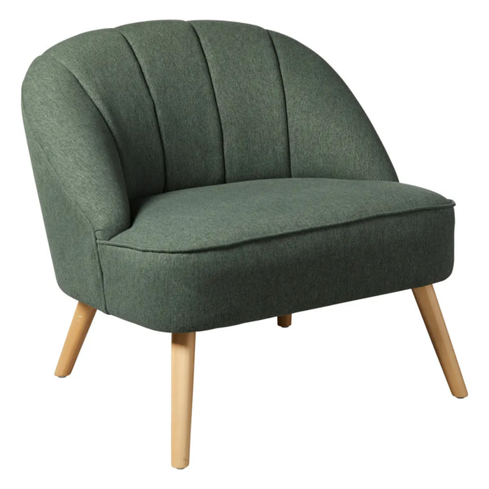 Fauteuil "Naova" vert cèdre