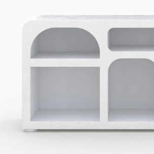 Buffet en béton blanc cassé - Fira