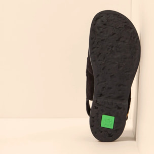 Zapatos N5872 NOBUCK LAVADO BLACK/ ARENISCA color Black