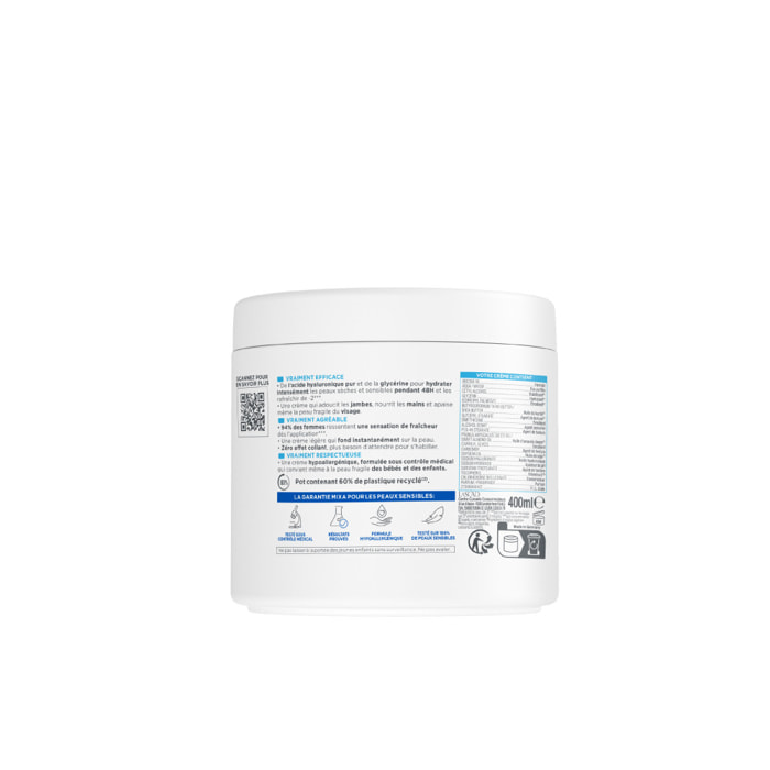 Mixa La Crème Fraîche et Fondante à l'acide hyaluronique pur