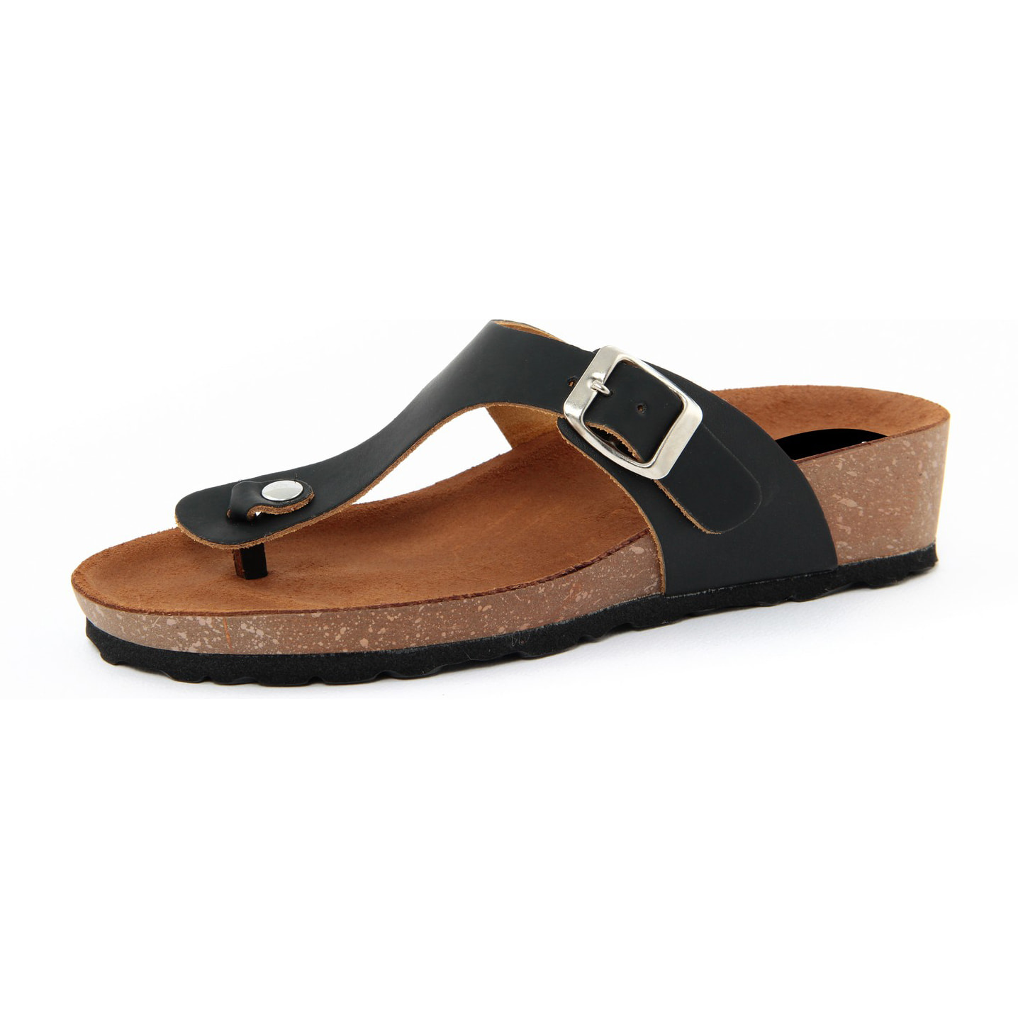 Sandalo flat Donna colore Nero