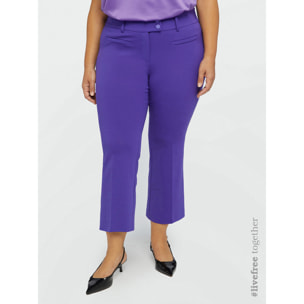 Fiorella Rubino - Pantalones kick flare - Violeta