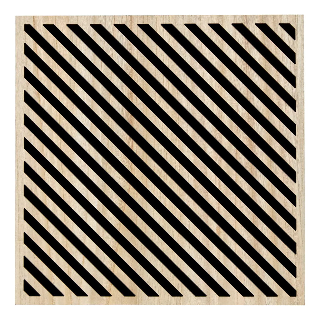 Panneau décoratif mural Eileen 58x58cm rayures