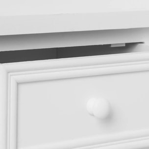 Console "Charme" blanc L80cm