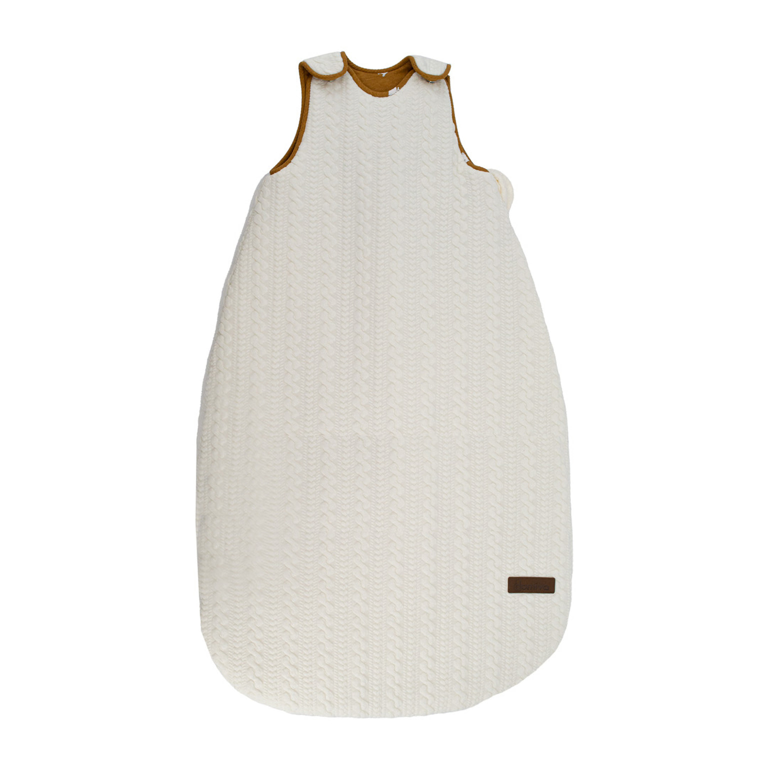 Gigoteuse bébé sans manches en jersey de coton - Crème