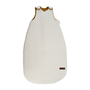 Gigoteuse bébé sans manches en jersey de coton - Crème