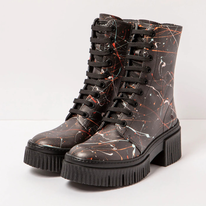 Botines con tacón 1375F FANTASY PAINTED/YORK color Painted