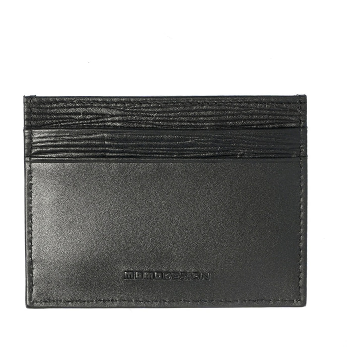 Portafoglio uomo in vera pelle - Modello Neron Pro - Casual - 10.5 x 7.5 x 1.5 cm