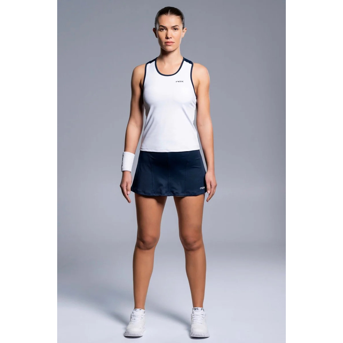 Camiseta Tirantes Mujer TEAM Blanco/Azul