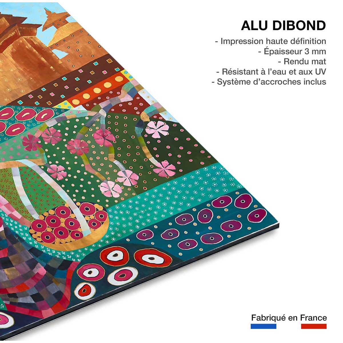 Tableau voyage au népal Tableau alu Dibond