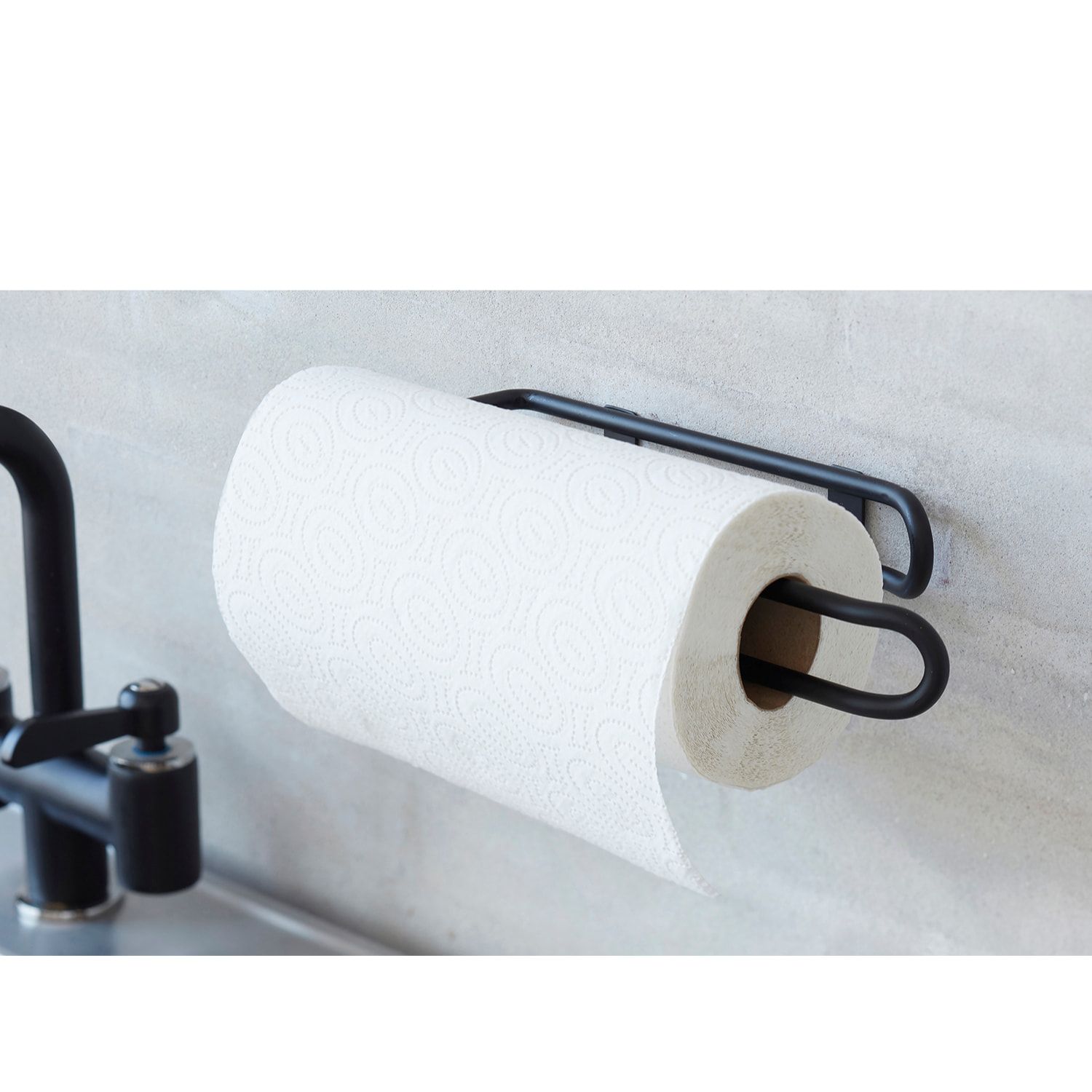 Porte-essuie-tout mural