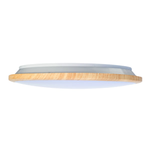 FORLIGHT PLAFÓN IP20 WILLY LED 15.2W BLANCO NEUTRO - 4000K ON-OFF IMITACIÓN MADERA