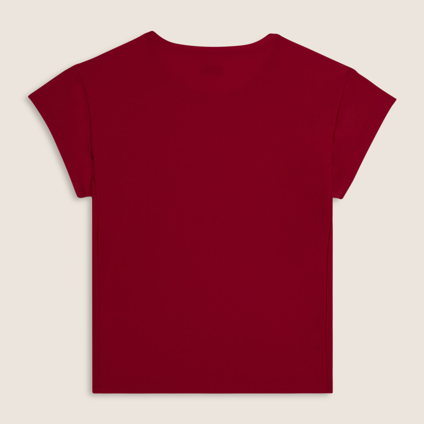 T-shirt tecnica con maniche ad aletta e profili a contrasto