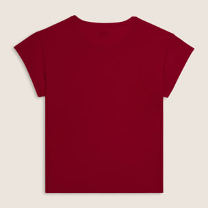 T-shirt tecnica con maniche ad aletta e profili a contrasto