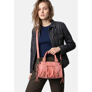 Borsa a spalla da donna - Modello Erisia - Vera pelle - 25.0 x 15.0 x 10.0 cm