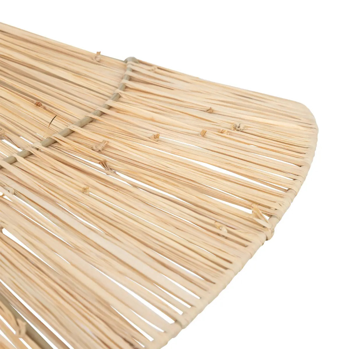 Suspension "Orane" raphia beige D78cm