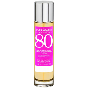 Caravan fragancias - caja de regalo con 2 perfumes nº80 de 150 ml, para mujer
