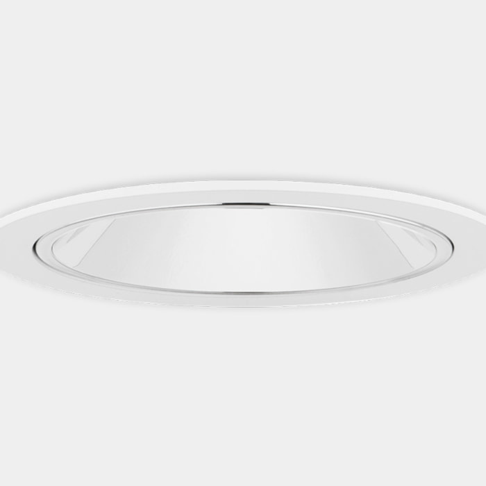 Sia Standard 115 Round Trim downlight de uso interior con luz blanco neutro 4000K en color blanco